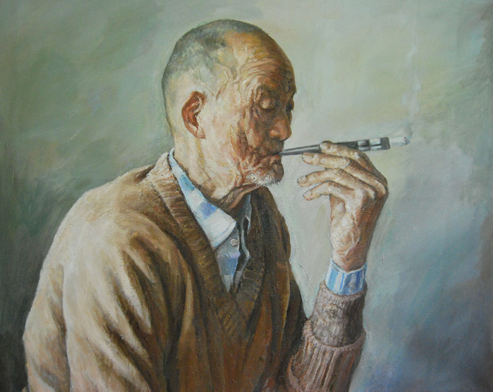 暮年 80x80cm 2010年